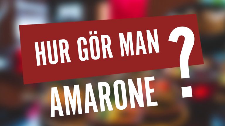 Hur gör man amarone?