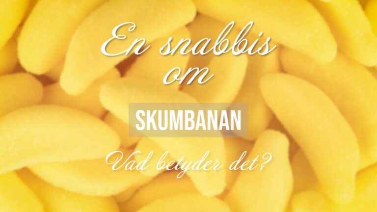 Skumbanan i vin?