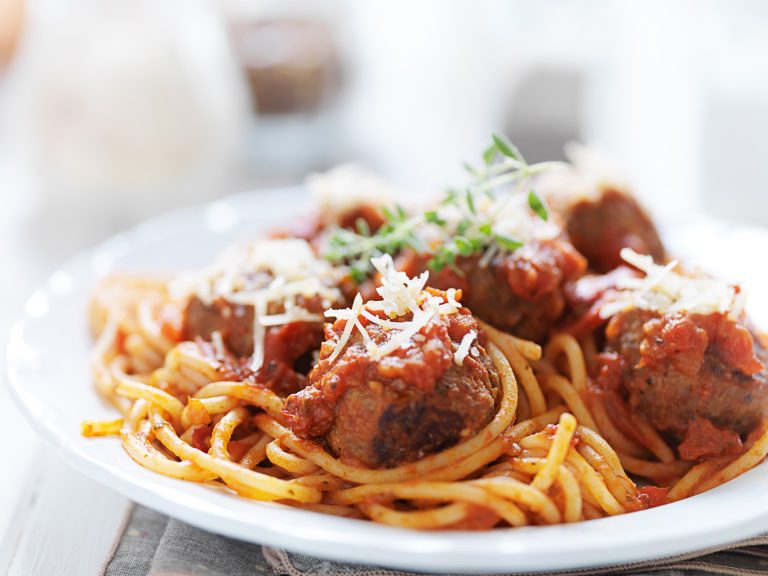Italienska köttbullar i tomatsås