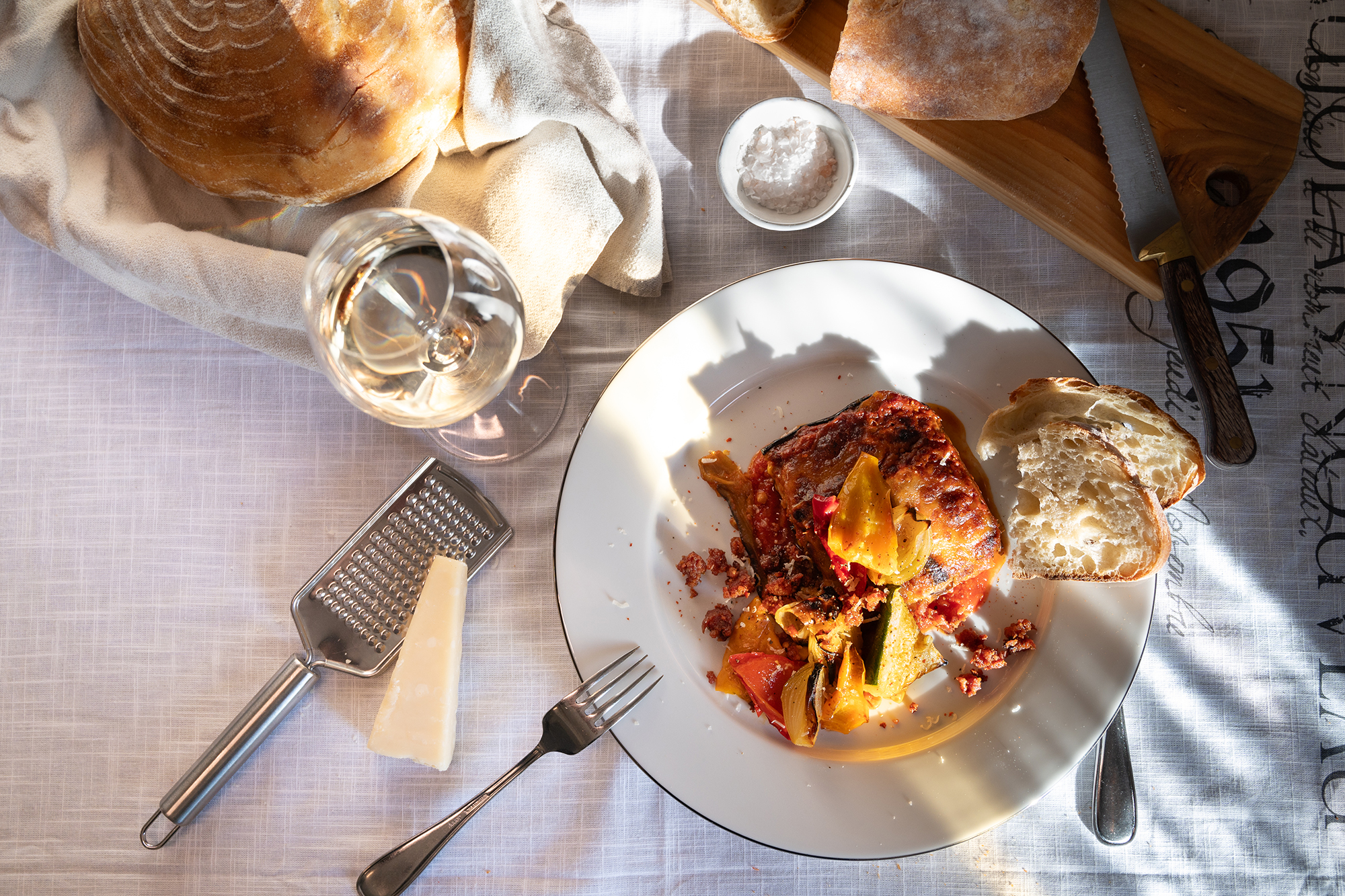 Auberginegratäng - Melanzane alla parmigiana