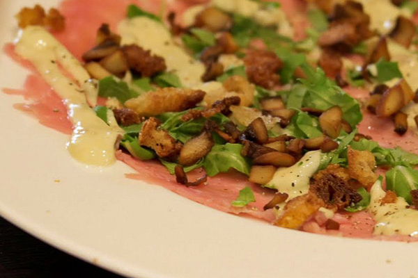 Kalvcarpaccio med Alexandra Zazzi Kalvcarpaccio med Alexandra Zazzi