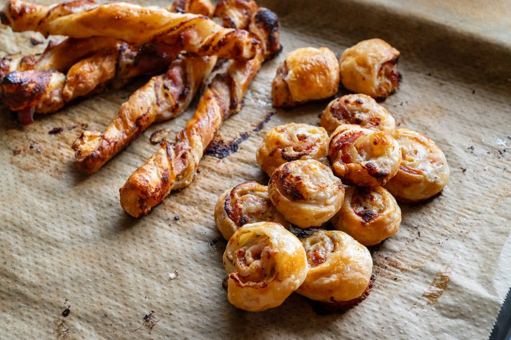 Frasig smördeg med bacon