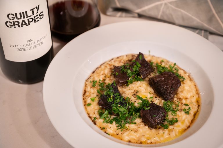 Risotto med högrev och gremolata