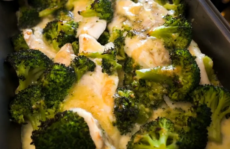 Fiskgratäng med broccoli och västerbottensost